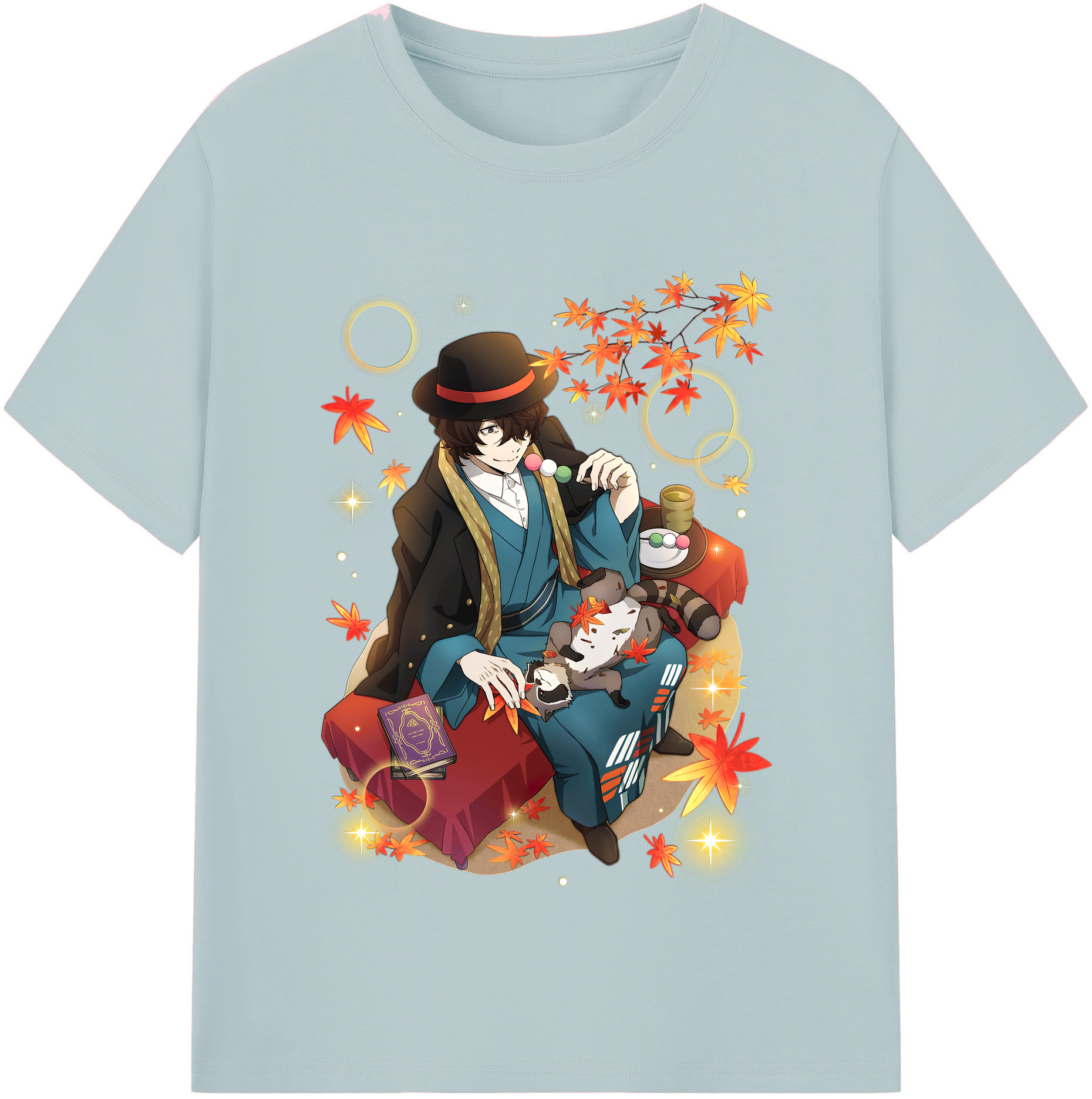 （画像用） 文豪ストレイドッグス Bungo Stray Dogs 綿100％半袖Tシャツ（フロントプリント）